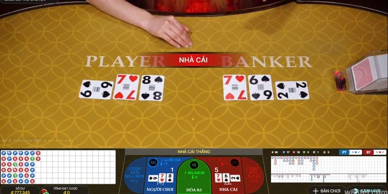 Mẹo chơi bài baccarat hiệu bằng cách đi theo cầu dọc